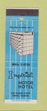 Matchbook Cover - Imperial Motor Hotel Denver Colorado