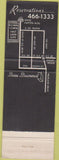 Matchbook Cover - Beau Brummel Restaurant Salt Lake City UT white