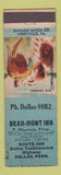 Matchbook Cover - Beau Mont Inn Dallas PA