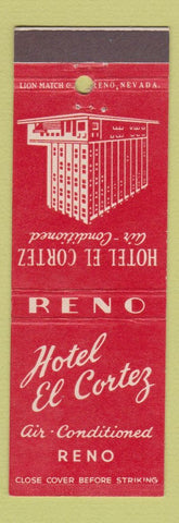 Matchbook Cover - Hotel El Cortez Reno NV Casino