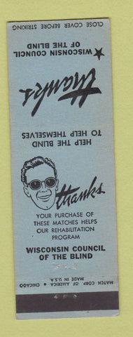 Matchbook Cover - Wisconsin Council of the Blind WI