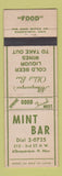 Matchbook Cover - Mint Bar Albuquerque NM