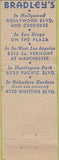 Matchbook Cover - Bradley's Stores Southern CA
