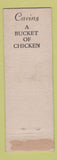 Matchbook Cover - Cavins Car Cafe Alhambra CA WEAR