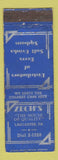 Matchbook Cover - Zech's Beer Distributor Lancaster PA WORN