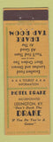 Matchbook Cover - Hotel Drake Lexington KY Federal