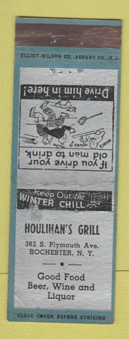 Matchbook Cover - Houlihan's Grill Rochester NY WEAR