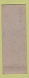 Matchbook Cover - Club Cafe Big Springs TX Spring