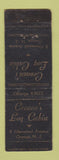 Matchbook Cover - Cronen's Log Cabin Orange NJ WORN