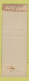 Matchbook Cover - Empire Room Rice Hotel Houston TX WEAR