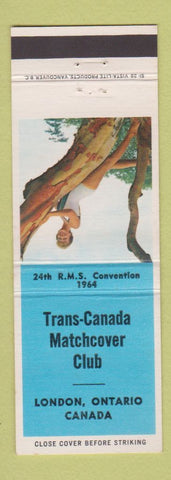 Matchbook Cover - Trans Canada Match Club London ON RMS 1964 pinup