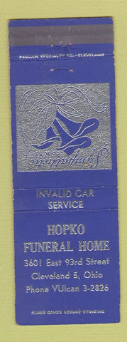 Matchbook Cover - Hopko Funeral Home Cleveland OH