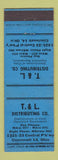 Matchbook Cover - T&L Distributing Coin Operation Equipment Cincinnati OH