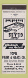 Matchbook Cover - Topel Paint and Glass auto Marinette WI
