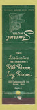 Matchbook Cover - Somerset Hotel Boston MA