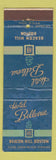 Matchbook Cover - Hotel Bellevue Boston MA DD Bean