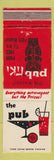 Matchbook Cover - The Pub Tiki Pennsauken NJ