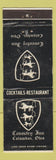 Matchbook Cover - Coventry Inn Columbus OH restaurant WEAR