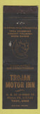 Matchbook Cover - Trojan Motor Inn Troy OH WEAR