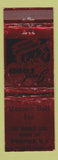 Matchbook Cover - Cannon Ball Inn Springfield NJ WEAR