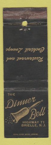 Matchbook Cover - Dinner Bell Restaurant Brielle NJ
