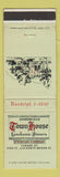 Matchbook Cover - Somerville Town House NJ