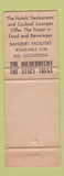 Matchbook Cover - Hildebrecht Stacy Trent Hotel Trenton NJ
