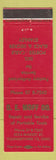 Matchbook Cover - OE Moff Skil Porter Cable Power Tool Repair Youngstown OH
