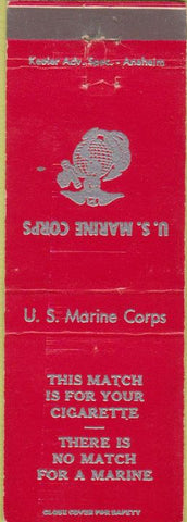 Matchbook Cover - US Marine Corps