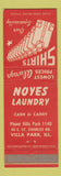 Matchbook Cover - Noyes Laundry Villa Park IL