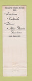 Matchbook Cover - Sacred Cow Gourmet Table New York City