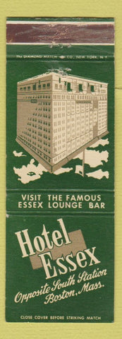 Matchbook Cover - Hotel Essex Boston MA