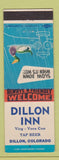 Matchbook Cover - Dillon Inn Dillon Colorado