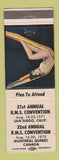Matchbook Cover - RMS Convention 1971 San Diego CA Montreal QC pinup
