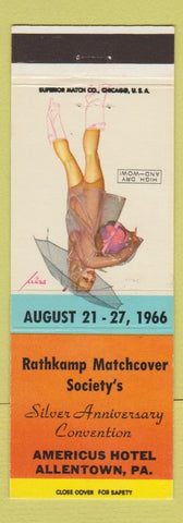 Matchbook Cover - RMS Convention 1966 pinup Allentown PA