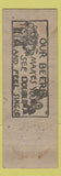 Matchbook Cover - Market Hotel Harrisburg PA YELLOW