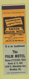 Matchbook Cover - Palm Motel Hershey PA