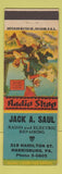 Matchbook Cover Jack Saul Radio Electric Repair Harrisburg PA Terry Says girlie