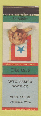 Matchbook Cover - Wyoming Sash and Door Cheyenne WY Grier Lumber