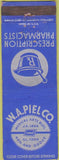 Matchbook Cover - WA Piel Co Drugs