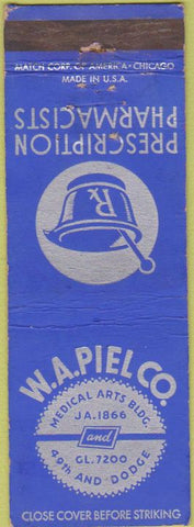 Matchbook Cover - WA Piel Co Drugs