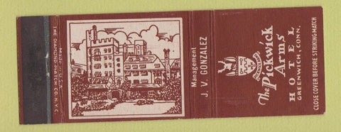 Matchbook Cover - Pickwick Arms Hotel Greenwich CT