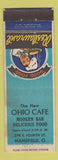 Matchbook Cover - Ohio Cafe Mansfield OH