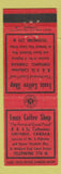 Matchbook Cover - Louis Coffee Shop St Catharines ON