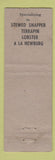 Matchbook Cover - Heiligs Restaurant Atlantic City NJ WEAR