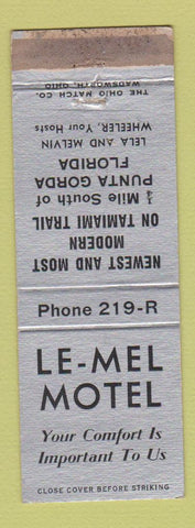 Matchbook Cover - Le Mer Motel Punta Gorda FL WEAR
