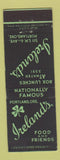 Matchbook Cover - Ireland's Restaurant Portland OR