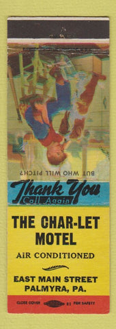 Matchbook Cover - Char Let Motel Palmyra PA