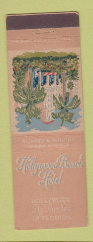 Matchbook Cover - Hollywood Beach Hotel FL