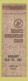 Matchbook Cover - Hart Schaffner Marx Men's Clothes Morony Spencer IA WEAR